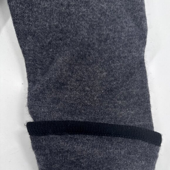 Herman Geist Cardigan 100% Wool Sweater Womens Plus 22W Argyle Gray Zip Collared - Picture 9 of 11